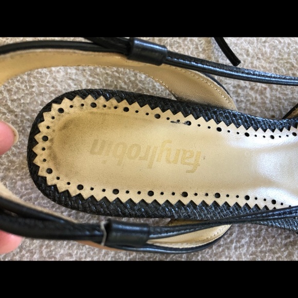 Farylrobin - ankle lace up low heel flats - Picture 4 of 5